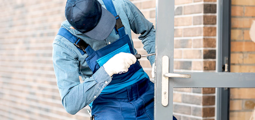 Pivot Storefront Door Locks Installation in Woodside, California