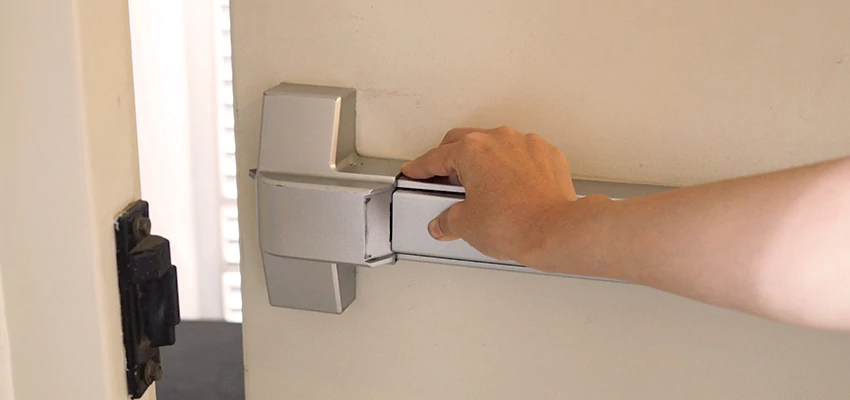 Roller Gate Panic Bar Installation in Woodside, California